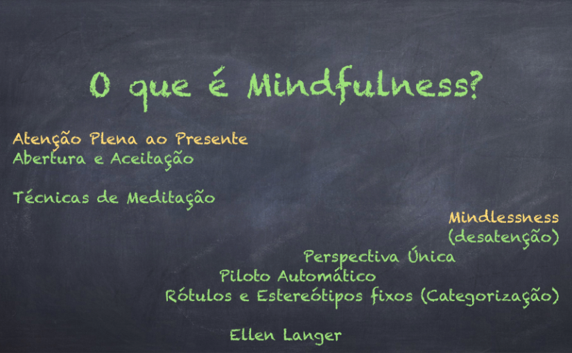 Mindfulness X Mindlessness (Atenção Plena X Desatenção)